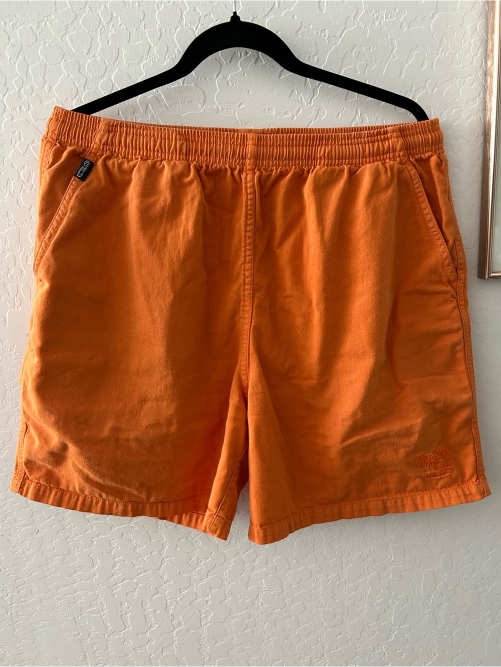 Crazy shirts Men’s Orange Elastic-Waist  Shorts XL